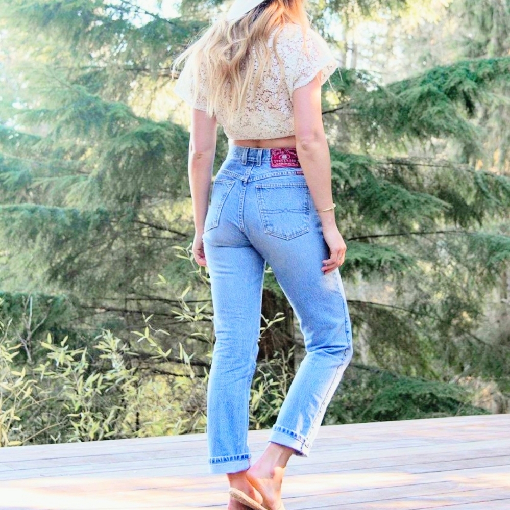 Vintage Lucky Brand high rise straight leg jeans